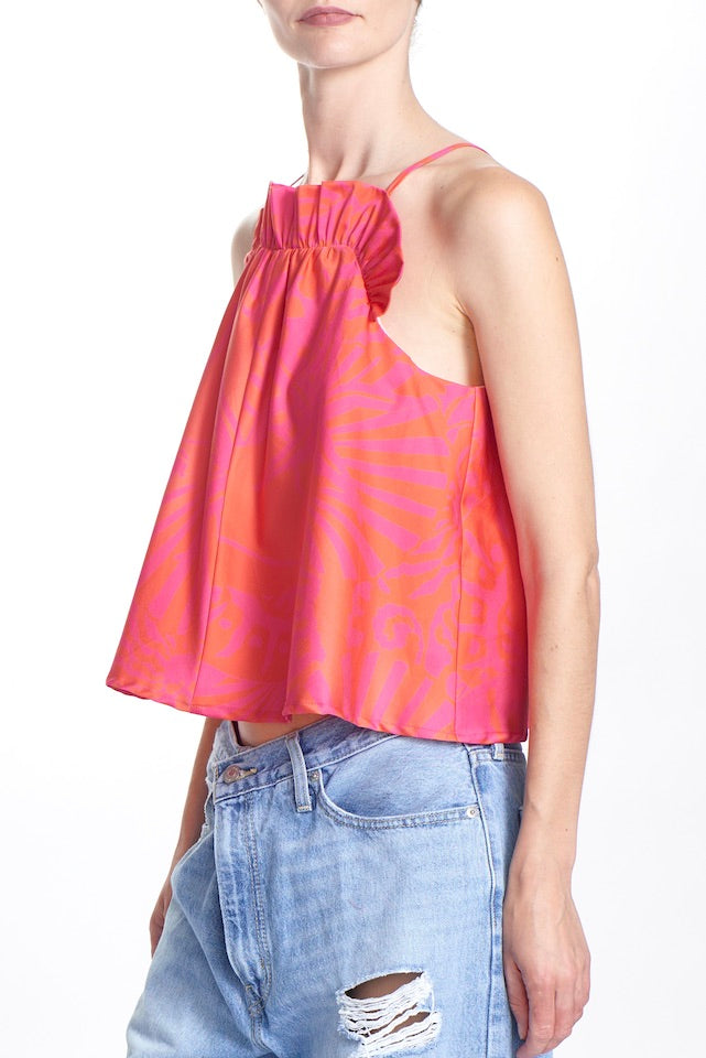 Summer Ruffle Tank - LAST ONE SIZE XS