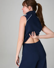 AirEssentials Pique Jumpsuit - Navy - LAST ONE SIZE L