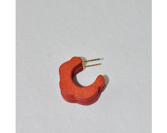 Mini Hoop - Crimson Abalone