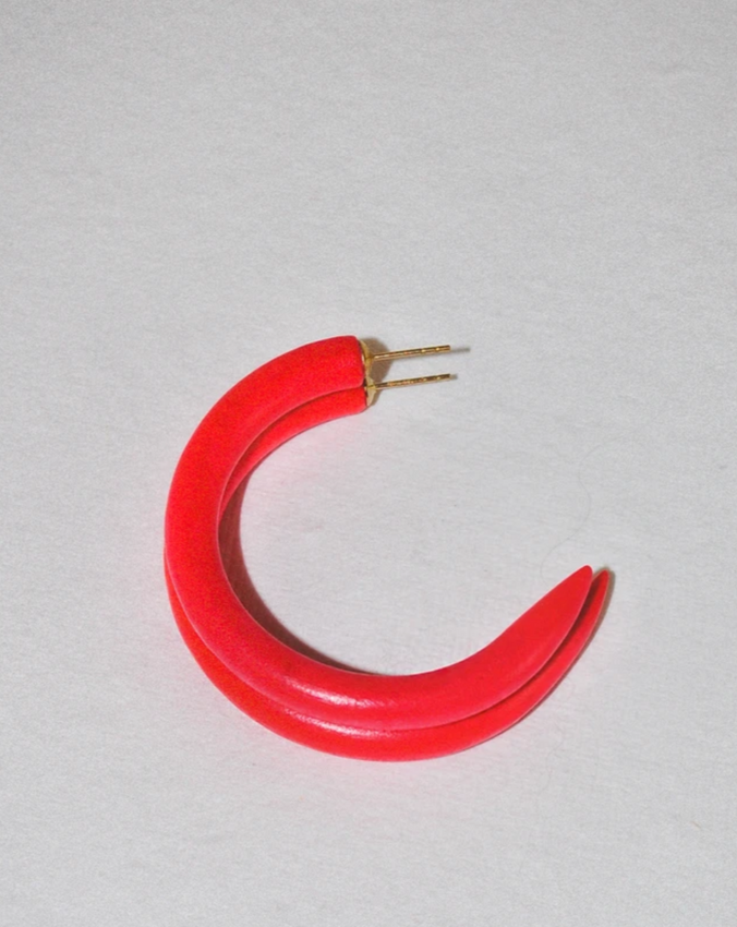 Small Hoop - Cherry Tomato