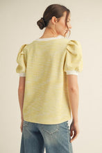 Spring Heather Top - Lemon