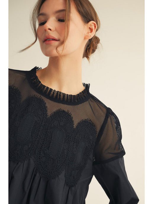 Lourve Blouse - Black