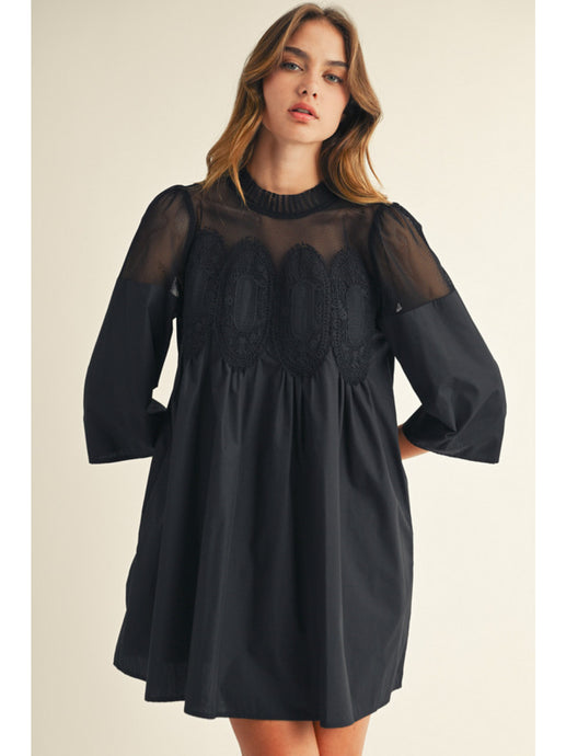 Lourve Dress - Black