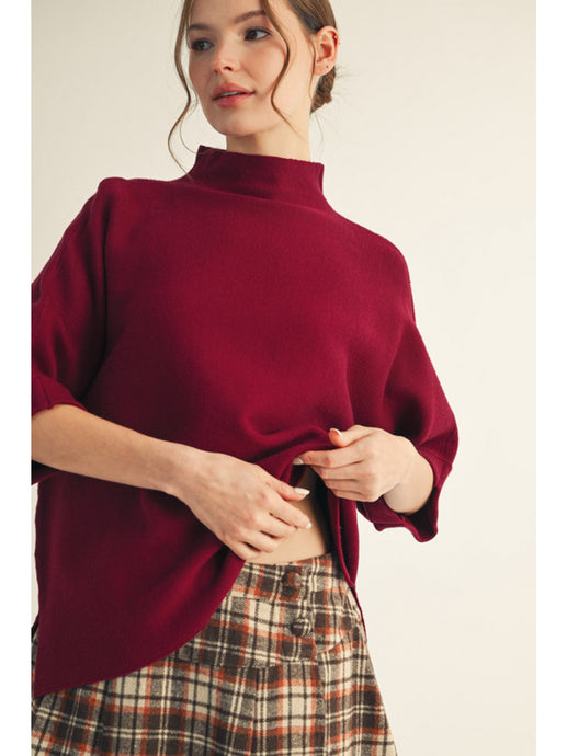 Cavern Sweater - Burgundy