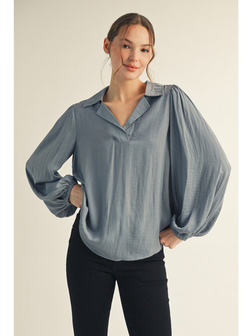Station Blouse - Mist
