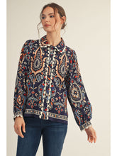 Little Golden Top - Navy