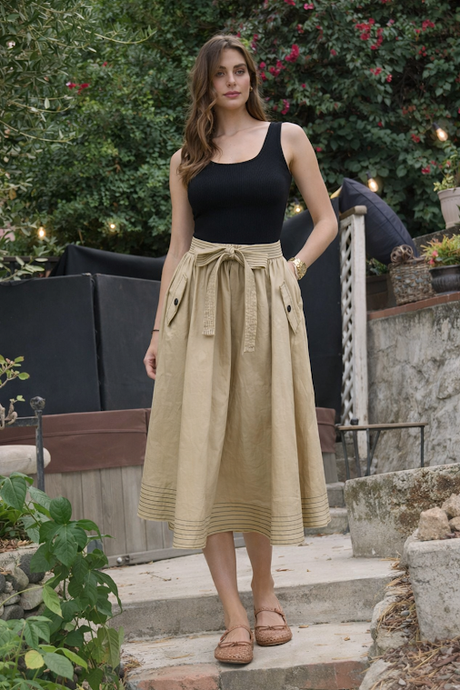 Belted Cargo Dress