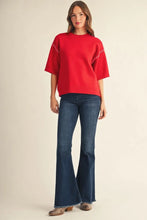Big Stitch Top - Red
