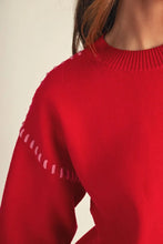 Big Stitch Top - Red