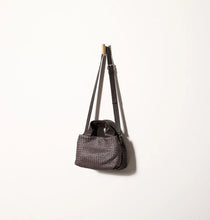 Eveline Medium Satchel - Woven Smoke