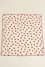 Dotty Scarf - Merlot