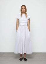 Poplin Ruched Dress
