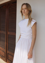 Poplin Ruched Dress