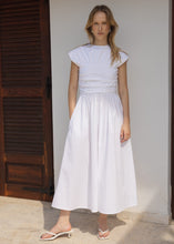 Poplin Ruched Dress