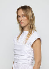Poplin Ruched Dress