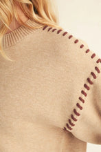 Big Stitch Top - Brown