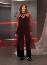 Organza Sweatshirt Dress