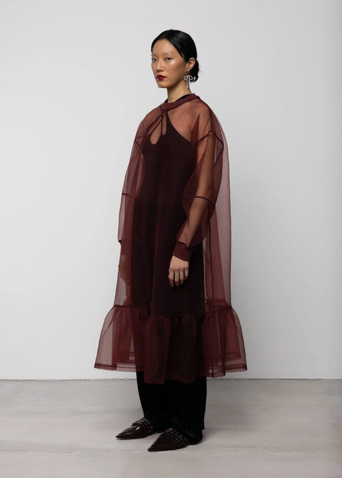 Organza Sweatshirt Dress - LAST ONE SIZE XS