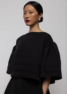 Pleated Bell Sleeve Top. - LAST ONE SIZE XS