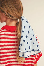 Dotty Scarf - Powder Blue