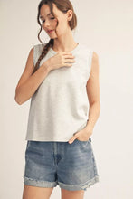 Gather Tank - Heather Grey