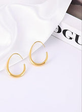 Allyson Hoops - Small - Gold