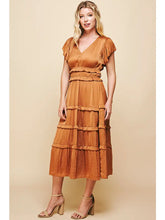 V-Neck Tiered Maxi Dress - Sienna