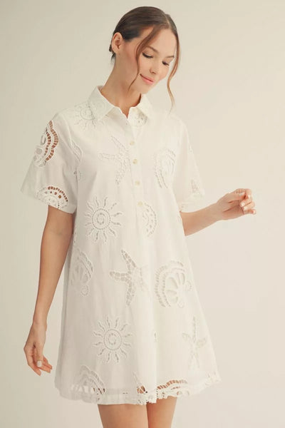 Inlet Dress - Cream