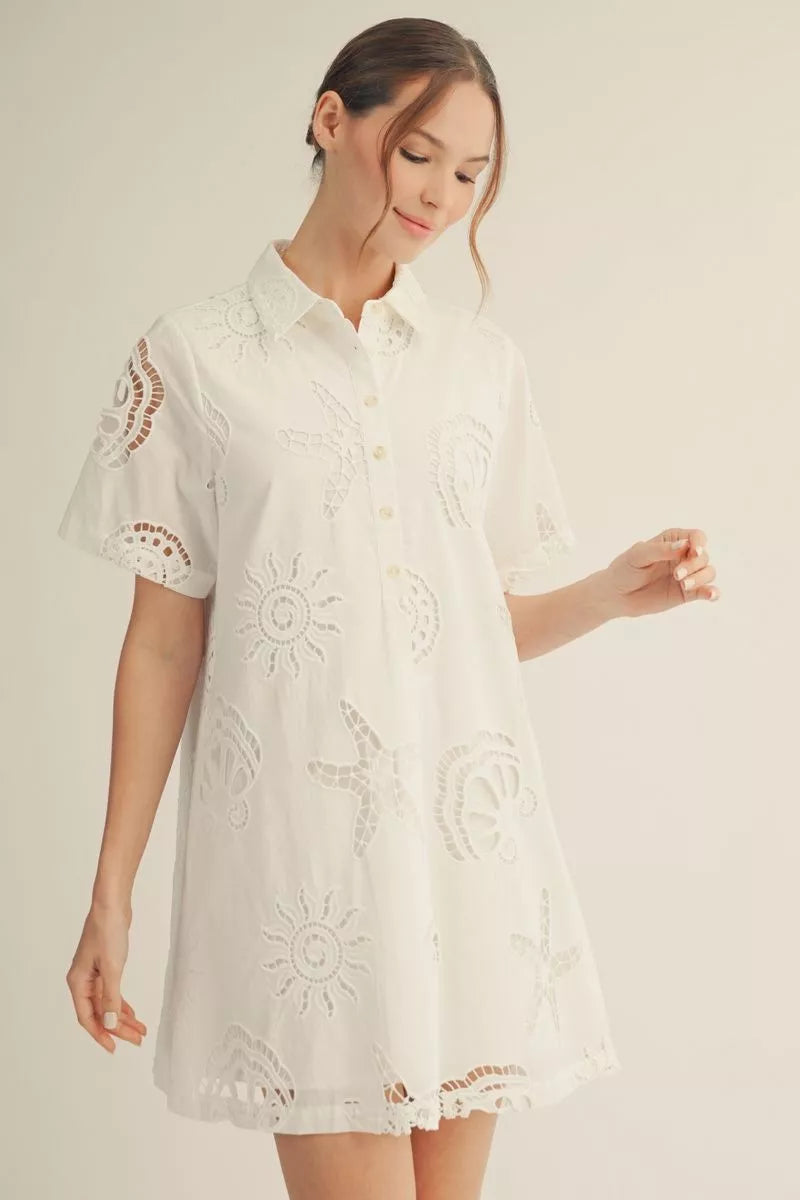 Inlet Dress - Cream