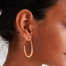 Allyson Hoops - Medium - Gold