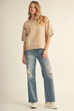 Big Stitch Top - Brown