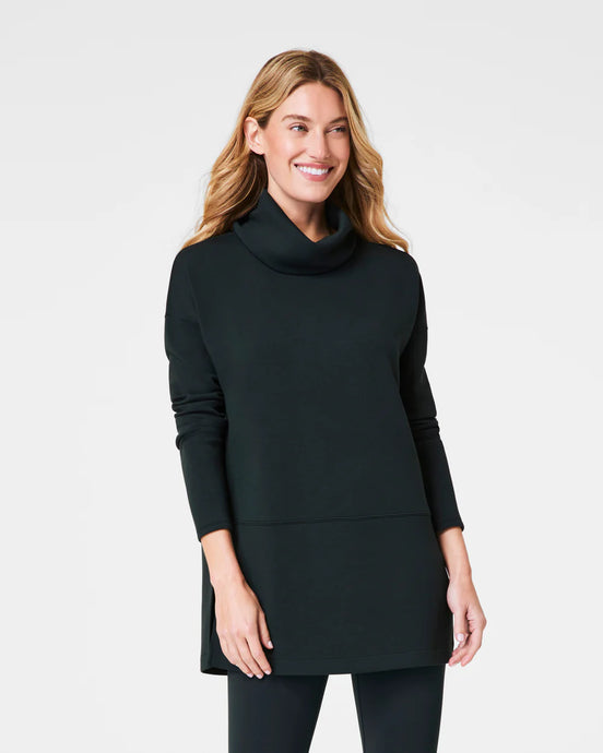 AirEssentials Turtleneck Tunic - Essex Green - LAST ONE SIZE SMALL