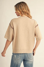 Big Stitch Top - Brown