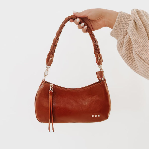 Brynlee Braided Vegan Leather Crossbody & Shoulder Bag