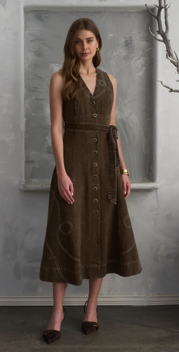 Western Midi Dress