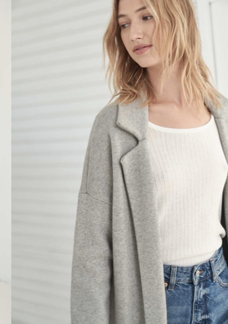 Zuzu Coatigan - Heather Grey
