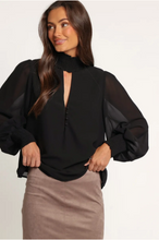 Linna Keyhole Blouse