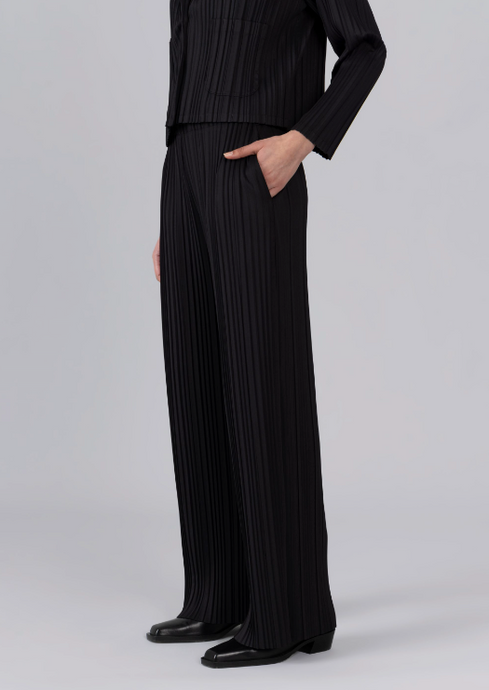 Black Pleated Pants