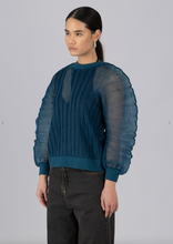 Pleated Organza Top