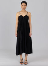 Pleated Slip Dress