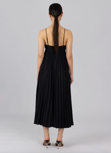 Pleated Slip Dress