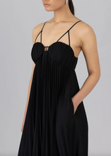 Pleated Slip Dress