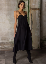 Pleated Slip Dress