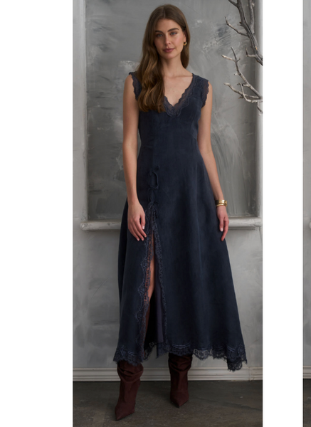 Laced Midi Dress