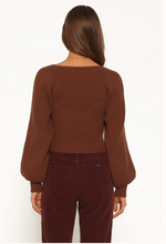 Gia Sweetheart Sweater - Chocolate