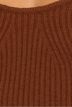 Gia Sweetheart Sweater - Chocolate