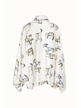 Wild Horses Satin Blouse