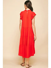 Tiered Midi Dress - Tomato Dress