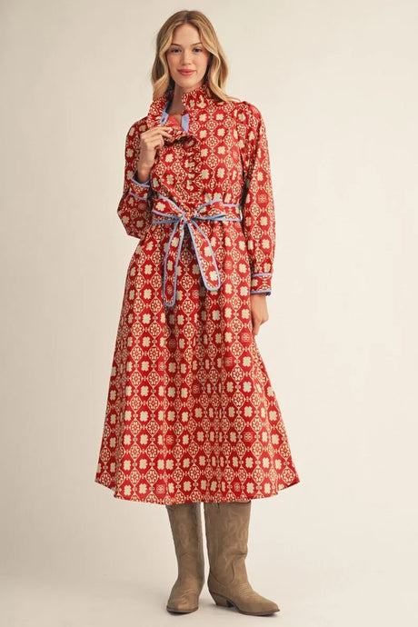 Fairview Dress - Brick