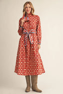 Fairview Dress - Brick